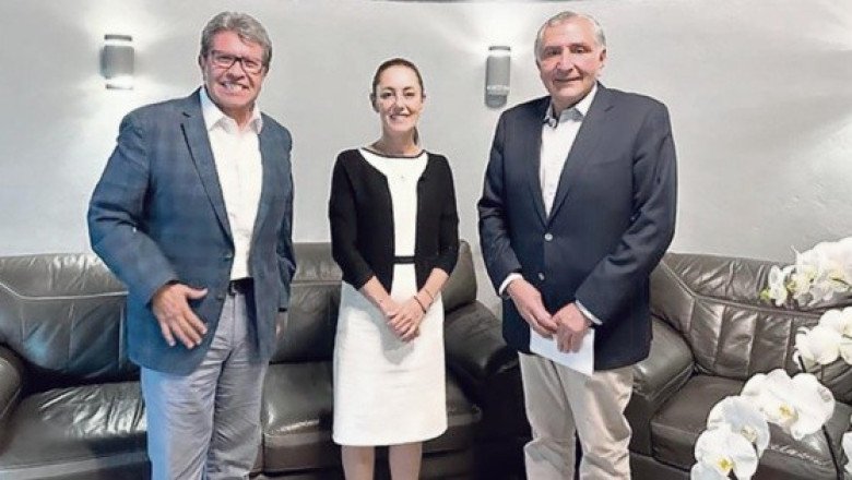 Sheinbaum suma a su equipo a Adán Augusto y a Monreal