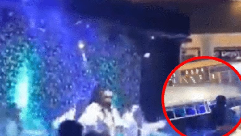 Colapsa escenario y golpea a bailarines en Colombia (VIDEO)