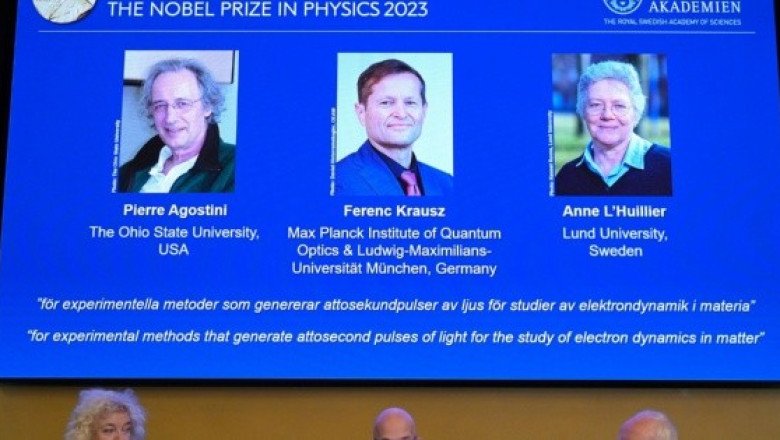 Nobel de Física 2023 para exploradores de los electrones