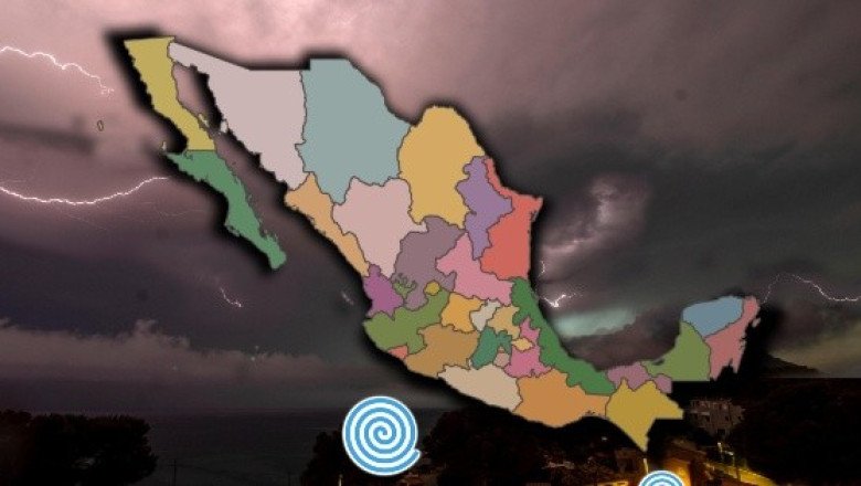 ¿Cómo amanecieron los dos ciclones que se forman en el Pacífico?