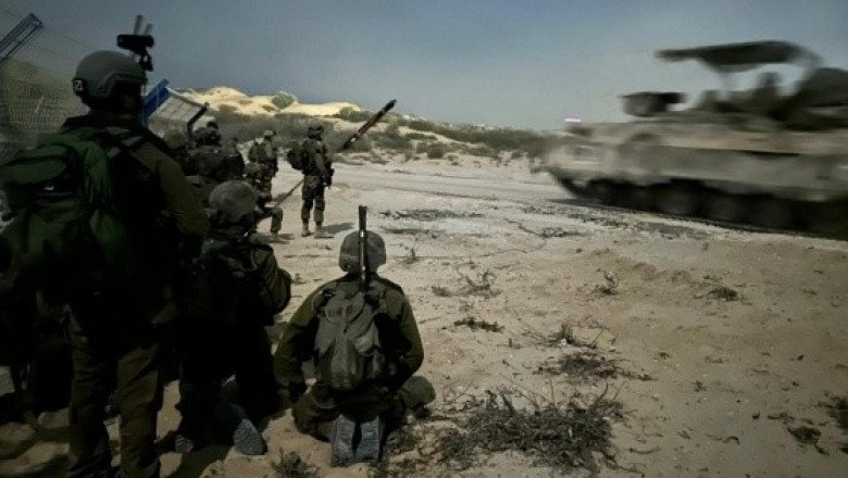 Enfrentamientos cuerpo a cuerpo entre las fuerzas israelíes y Hamás en el norte de Gaza