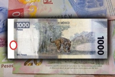 ¿A tu billete le falta un pedazo? Aún vale si tiene este tamaño (FOTOS)