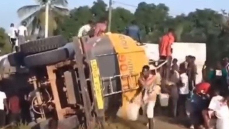 Huachicol en Liberia: Mueren 40 que recogían combustible de una pipa accidentada