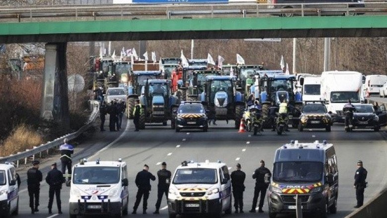 Primeras detenciones de agricultores por protestas en Francia