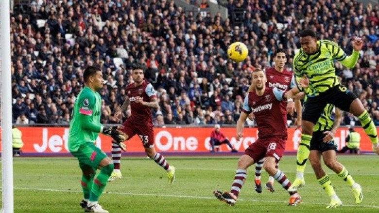 Arsenal gana con aplastante marcador al West Ham de Edson Álvarez