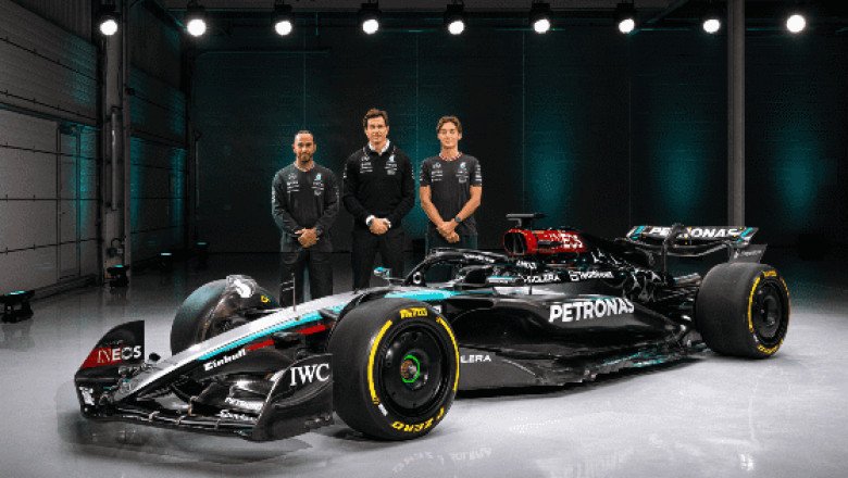 Mercedes presenta el W15, con el que Hamilton se despedirá para ir a Ferrari