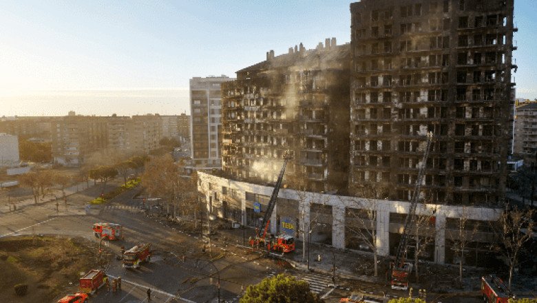 Revelan cifra de muertos por incendio en edificio de Valencia