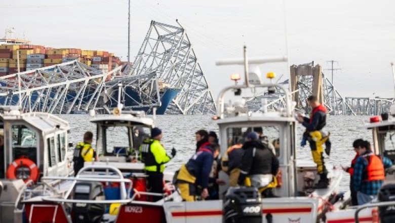 Así fue el colapso del puente de Baltimore (VIDEO)