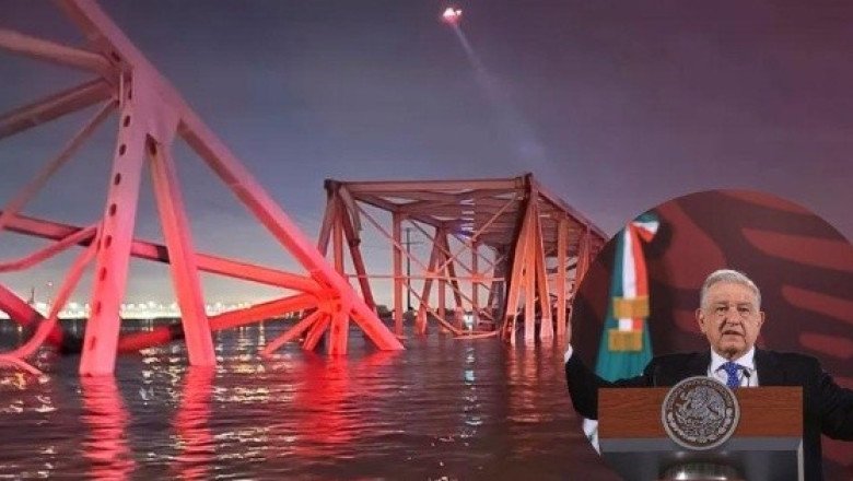 Hay dos mexicanos desaparecidos y uno herido por colapso del puente en Baltimore: López Obrador