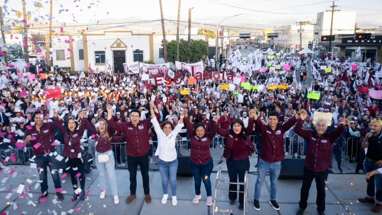 Exitoso arranque de campaña de Claudia Agatón