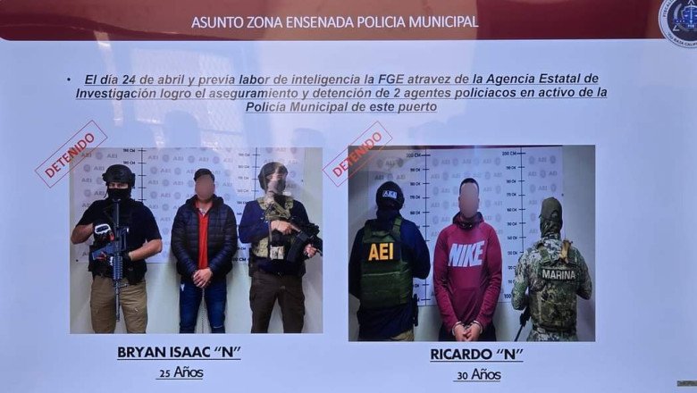 Aprehenden a dos policías municipales de Ensenada por desaparición forzada