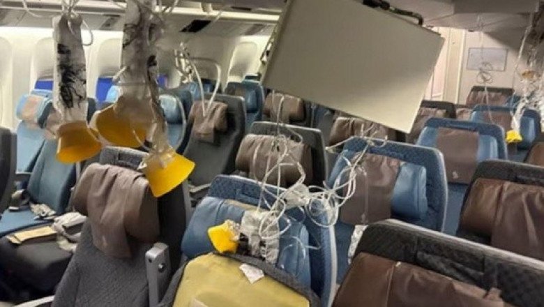 Singapore Airlines: Así quedó el avión tras ser afectado por turbulencias