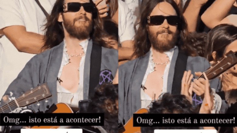 ¡Jared Leto sorprende a sus fans con concierto improvisado! (VIDEO)