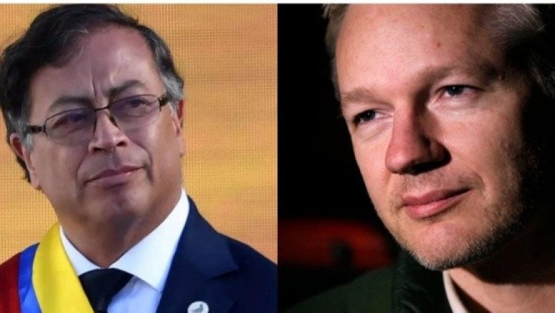Petro felicita a Julian Assange por su libertad y lo invita a Colombia