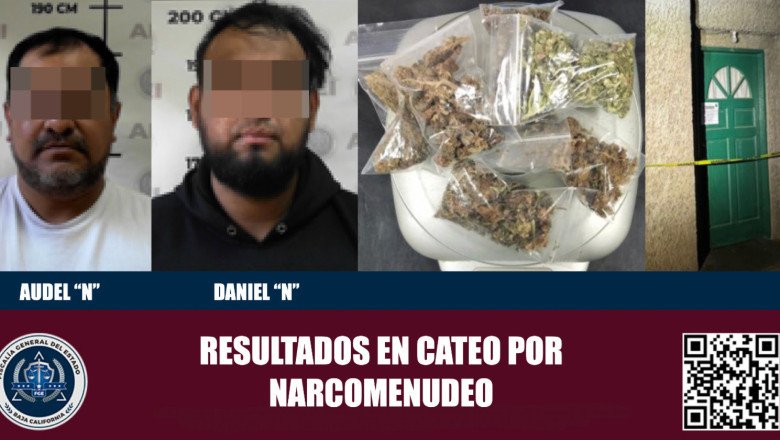 Decomisan droga en cateo