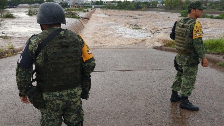 Así es el despliegue militar ante la llegada de "Beryl" a México
