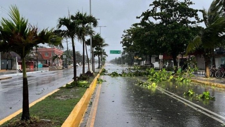 Reportan saldo blanco de forma preliminar en Tulum por huracán "Beryl"