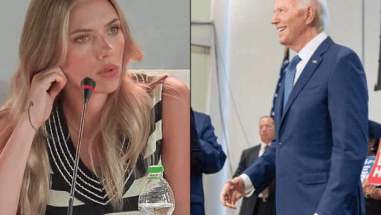 Scarlett Johansson critica a demócratas por especular sobre sustituir a Biden