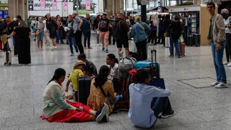 Actos vandálicos paralizan el tren en Francia, previo a la inauguración olímpica