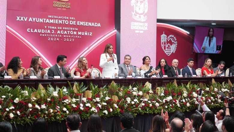 Rinde protesta Claudia Agatón como alcaldesa de Ensenada