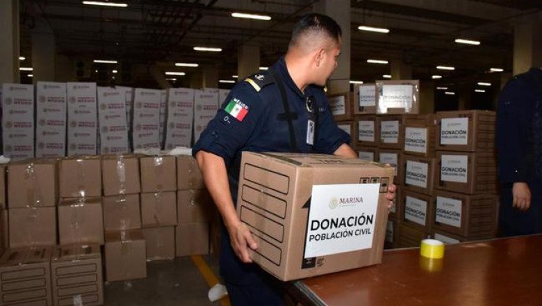 La Segunda Región Naval instala centro de acopio en Ensenada