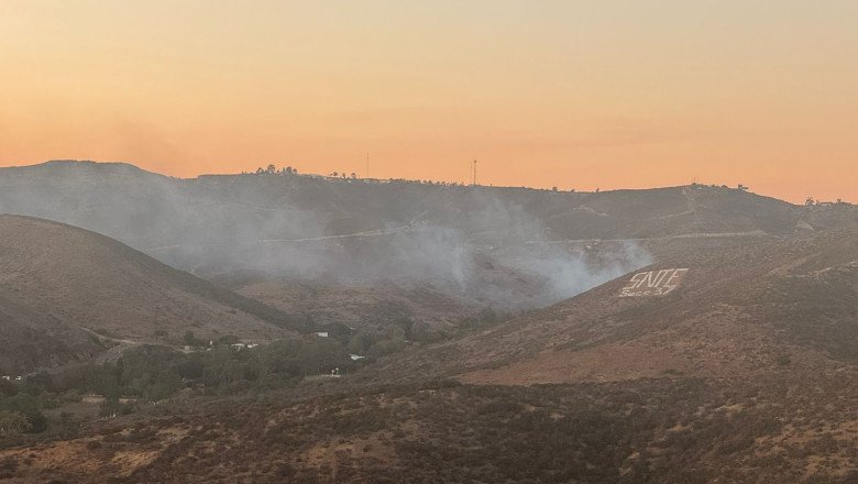 Atiendió Bomberos de Ensenada incendio forestal en carretera libre a Tijuana