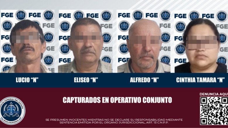 Recupera FGE tres vehículos con reporte de robo; hay 4 detenidos