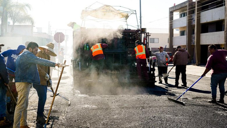 Rehabilita “El Dragón” la avenida Diamante en la colonia Hidalgo