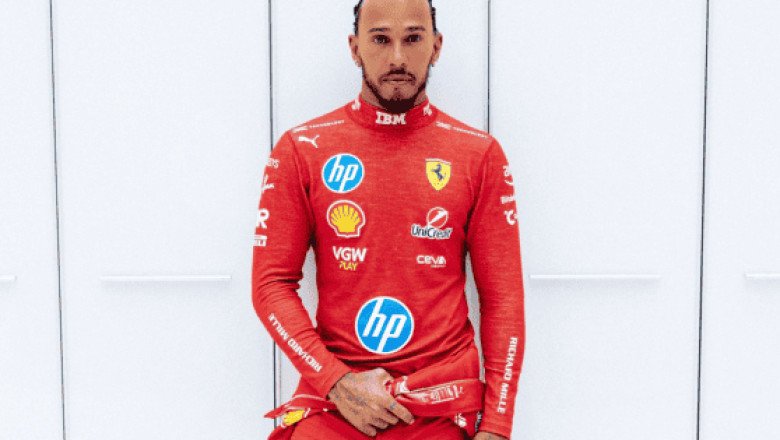 Hamilton corre por primera vez con Ferrari