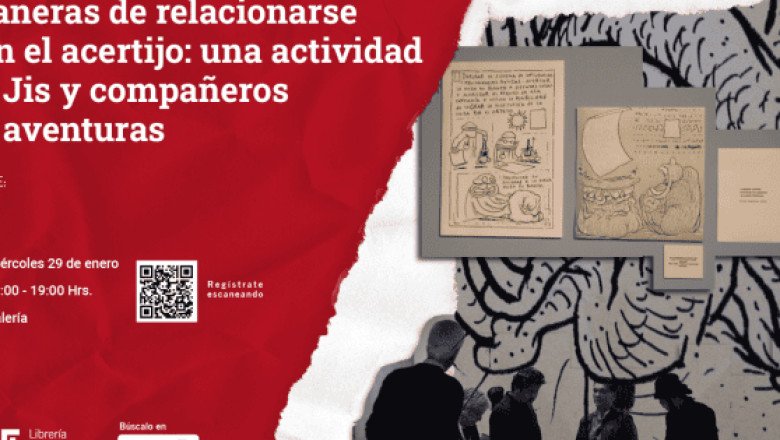 Librería Carlos Fuentes invita a la plática, recorrido y taller con Jis