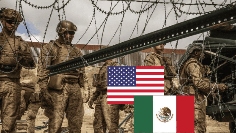 Gobierno de EU coloca púas en muro fronterizo de Tijuana