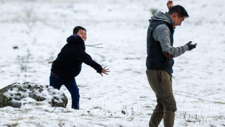 Se prevé caída de nieve en volcanes del centro y oriente de México