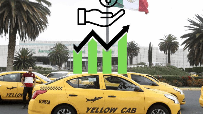 Taxistas cobran tarifas de hasta mil 200 pesos en aeropuertos de CDMX
