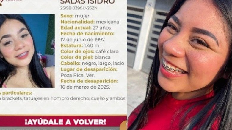 Desaparecen a Alin Isaday Salas Isidro, hija de madre buscadora en Veracruz