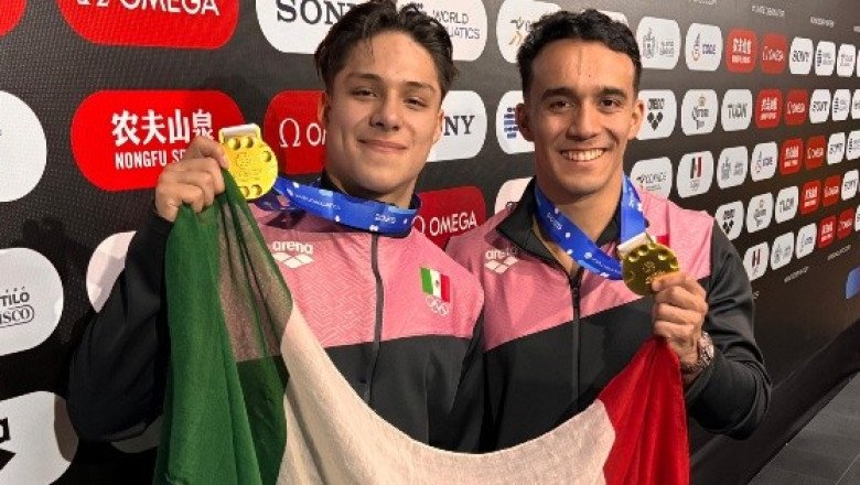 Olvera y Celaya le brindan el primer oro a México en la Copa Mundial de Clavados
