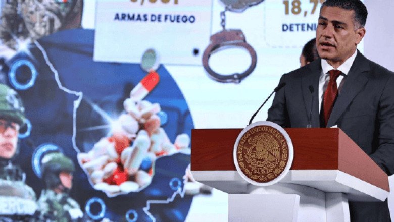 En seis meses se han asegurado 144 toneladas de droga: García Harfuch