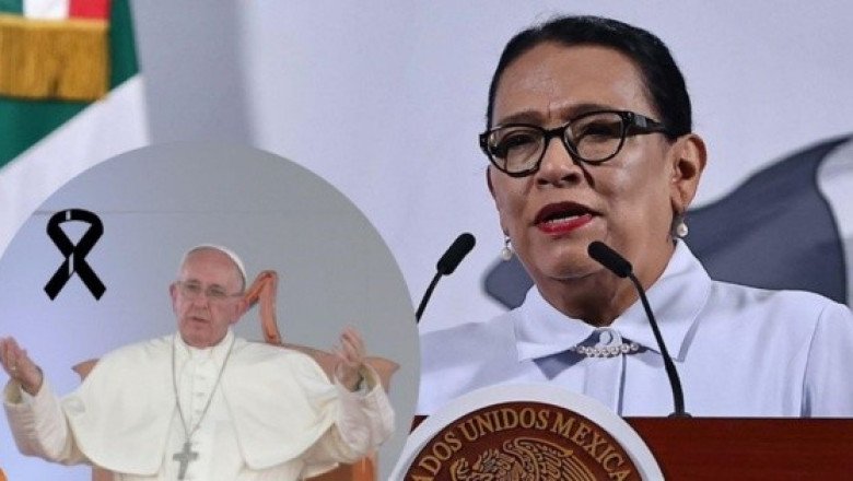 Rosa Icela Rodríguez asistirá al funeral del Papa Francisco