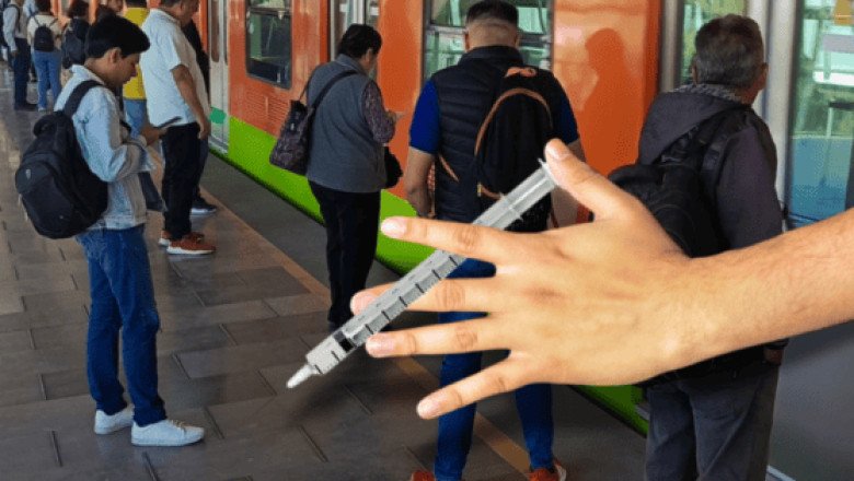 Buscan tipificar como delito pinchazos en Ciudad de México