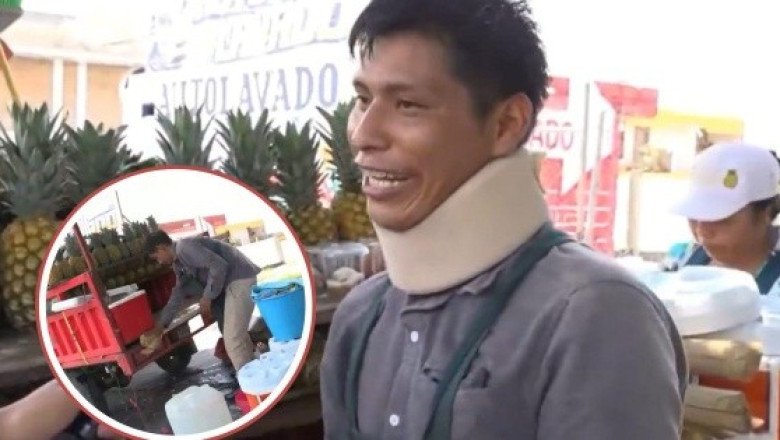Joven agredido por vender fruta en Tehuacán, vuelve a su lugar de trabajo