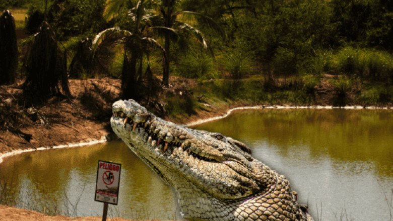 Cocodrilo ATACA a niño que pescaba en estero de Nayarit