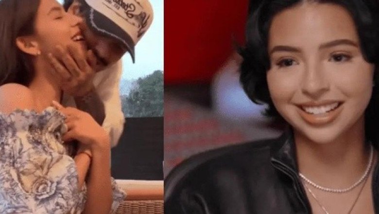 Ángela Aguilar comparte romántico momento con Nodal