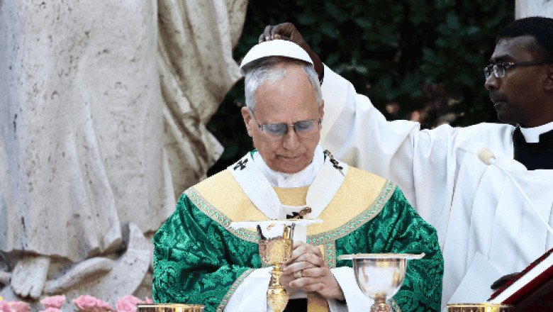 León XIV celebra la primera misa "verde"
