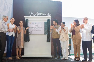 La Presidente Claudia Sheinbaum inaugura el nuevo Hospital del IMSS