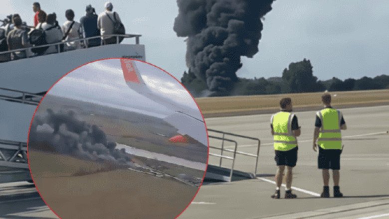 Avioneta se estrella en pista de aterrizaje en Londres (VIDEOS)