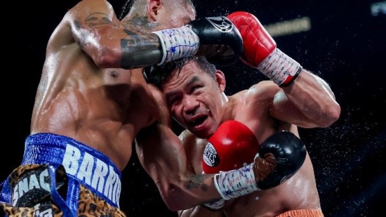 Manny Pacquiao luce en su regreso el ring, pero Barrios retiene su campeonato