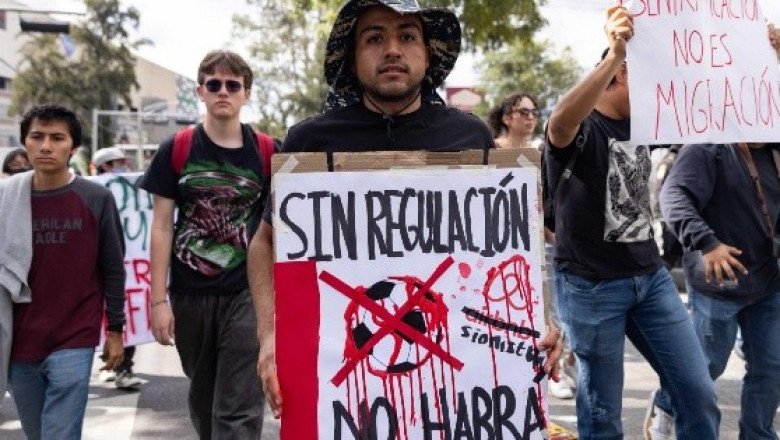 Así fue la marcha contra la gentrificación en la Ciudad de México