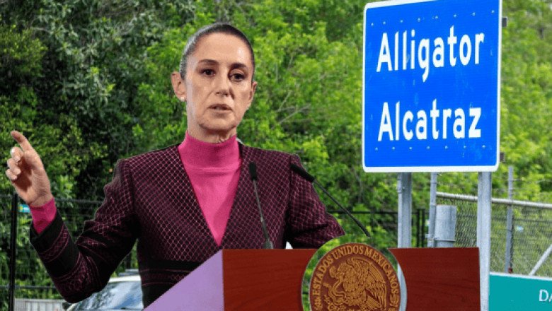 Sheinbaum busca repatriar a mexicanos retenidos en "Alligator Alcatraz"