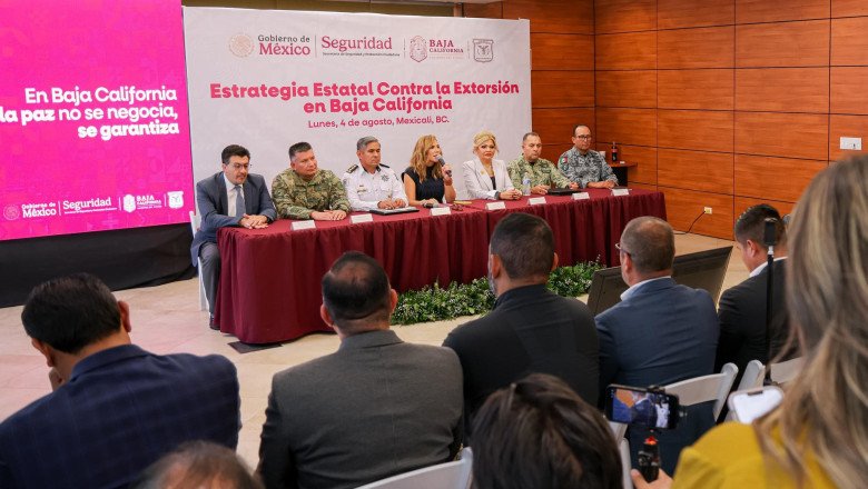 Presenta gobernadora "Estrategia Estatal contra la Extorsión en BC"