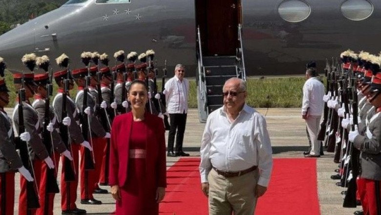 Sheinbaum llega a Guatemala para sostener reunión con el presidente Arévalo