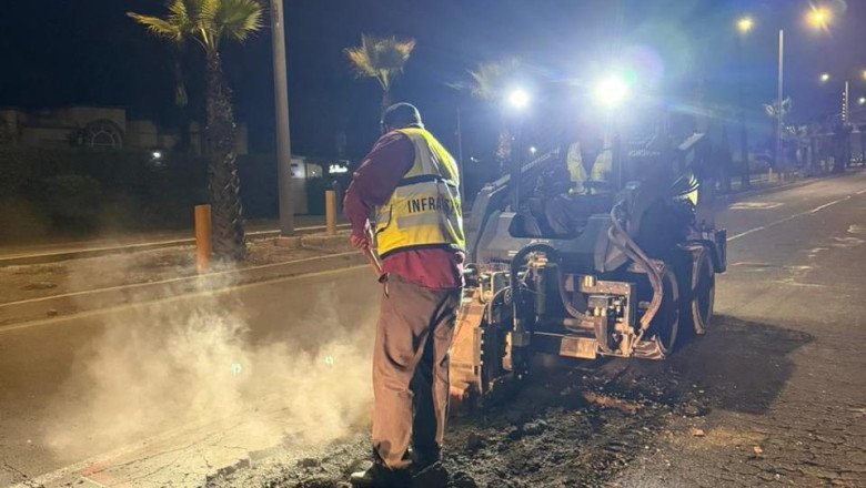 Realiza gobierno trabajos nocturnos de rehabilitación vial en la Carretera Ensenada-Tijuana